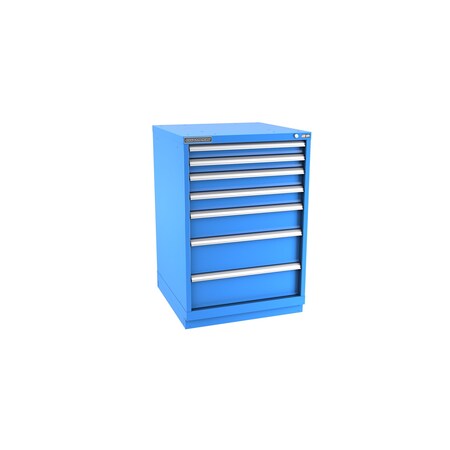 Champion Tool Storage Modular Tool Cabinet, 7 Drawer, Blue, Steel, 28 in W x 28-1/2 in D x 41-3/4 in H S18000701ILCFTB-BB